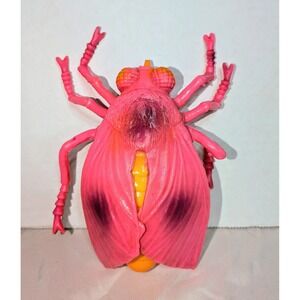 Vintage Arco Battling Bugs Pink Insect Bug Toy Novelty Water Squirter Fly‎ 1985